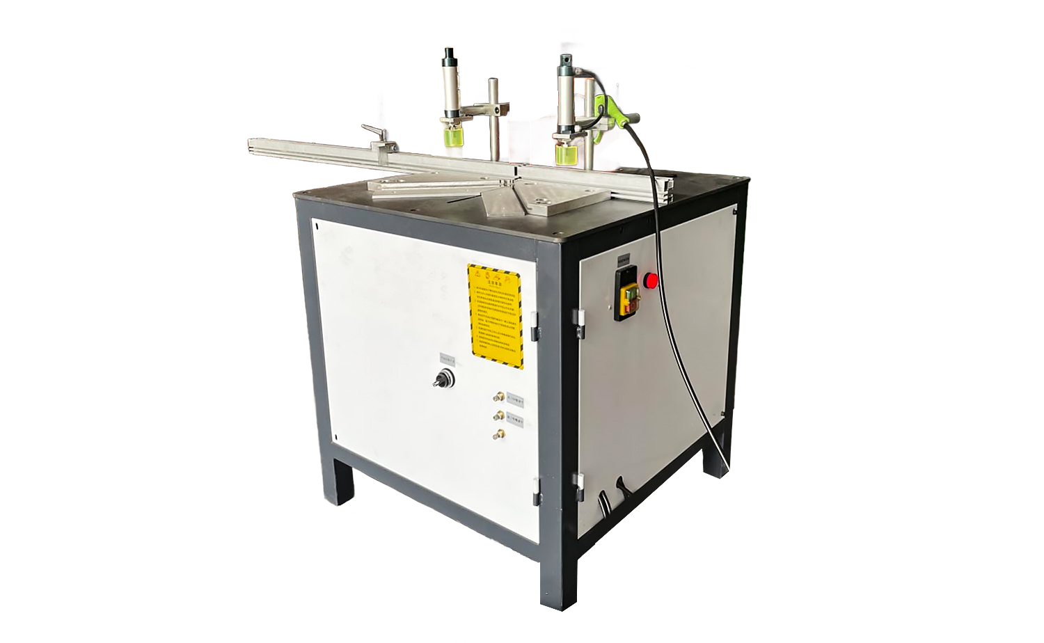 Máquina cortadora de tubos de aluminio semiautomática ES500 con función de corte angular