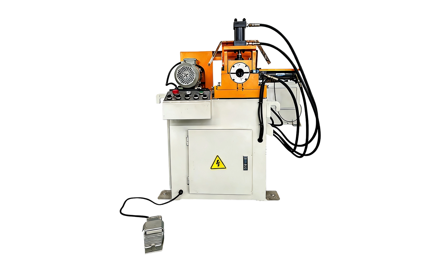 Máquina chaflanadora de tubos semiautomática hidráulica serie EF PV1