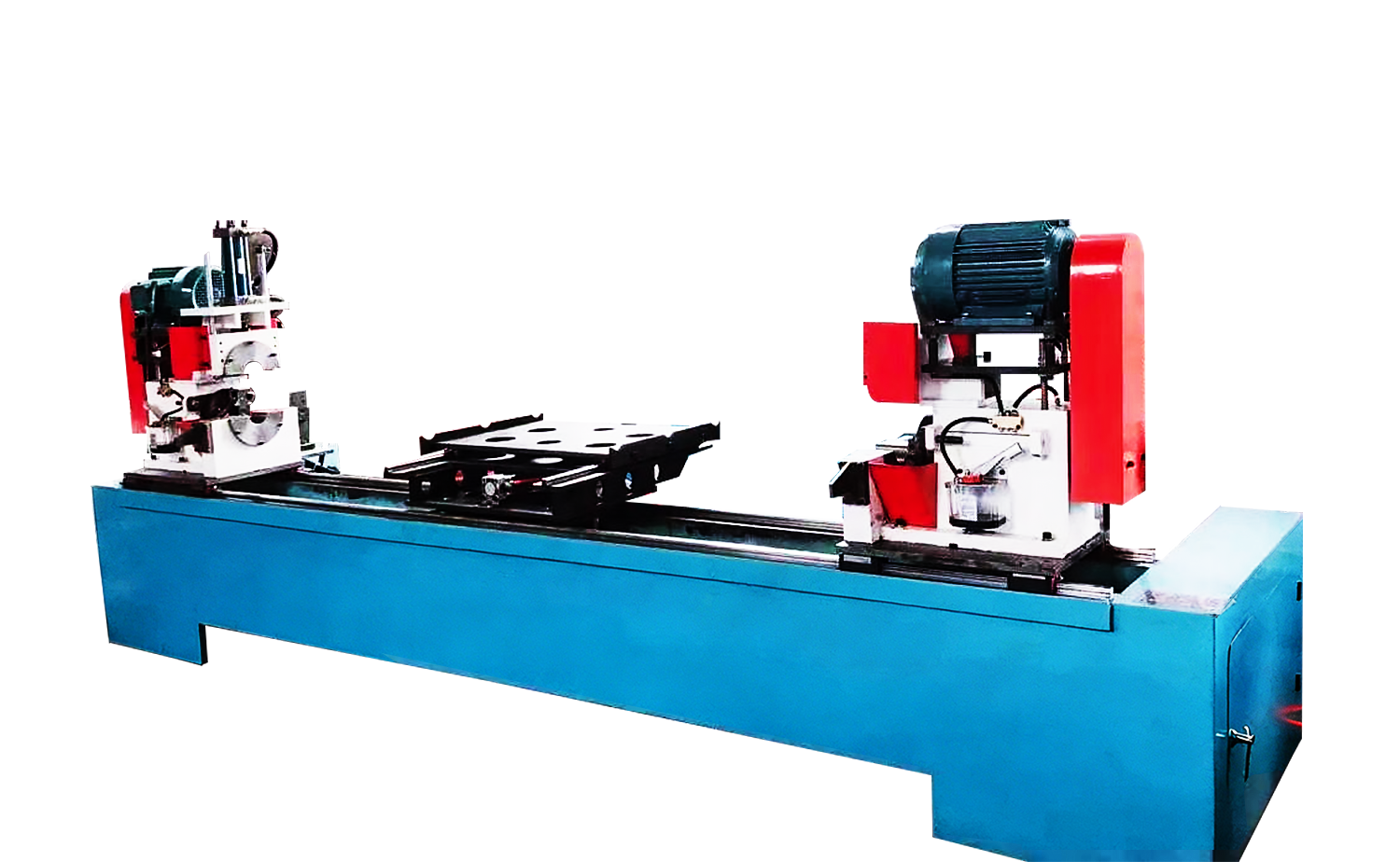 Máquina biseladora de tubos hidráulicos de doble cabezal de la serie DEF PV