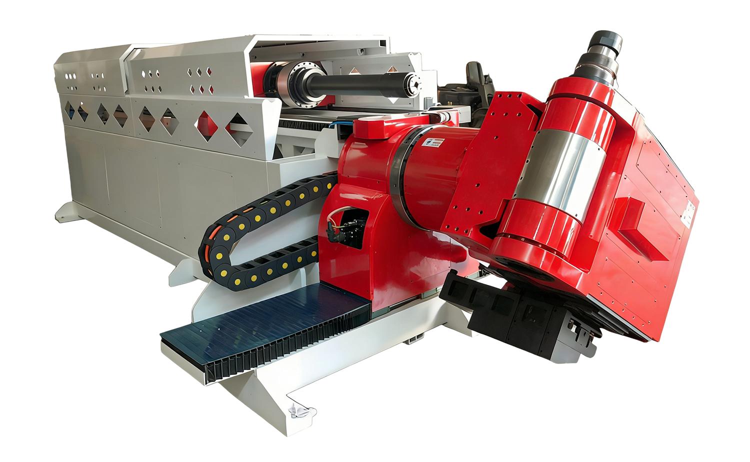 Máquina dobladora de tubos con cabezal giratorio CNC: bidireccional