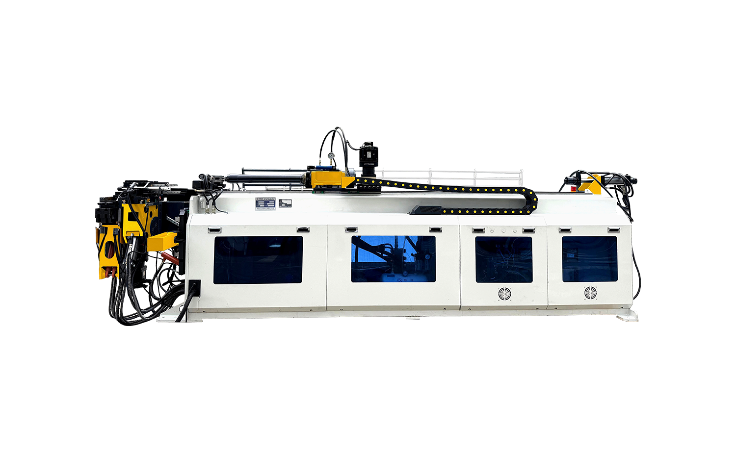 Máquina dobladora de tubos CNC izquierda y derecha